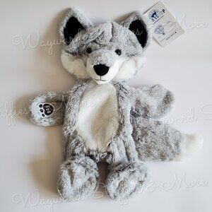 Build a Bear Workshop Bear Cave Exclusive UNSTUFFED Grey Silver Fox Plush NEW
